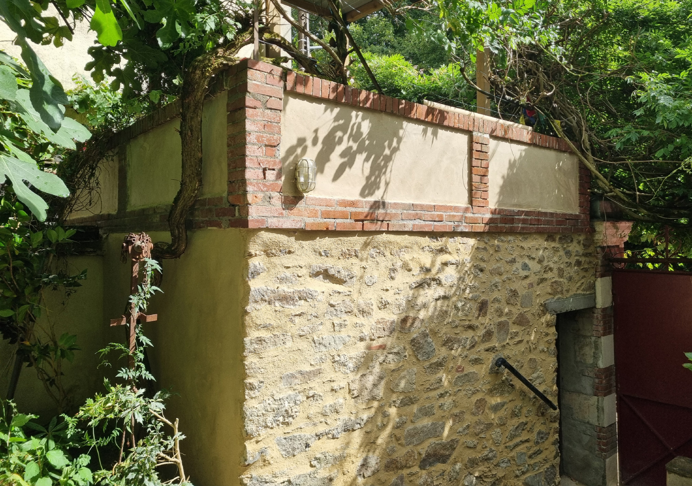 Enduit et rejointoiement chaux